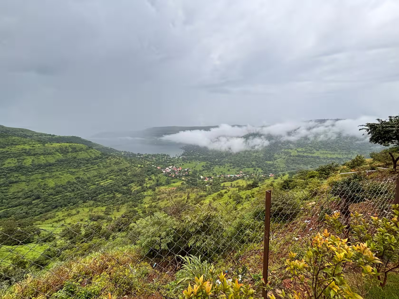 Valley and mist view from Paramount's Vinayaka — plan your Panchgani stay